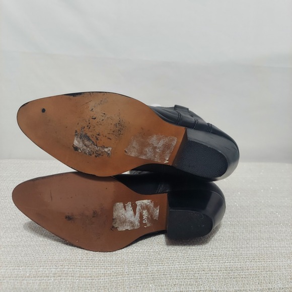 Code West Black Leather Cowboy Boots Women's 6.5 M Western - Picture 7 of 9